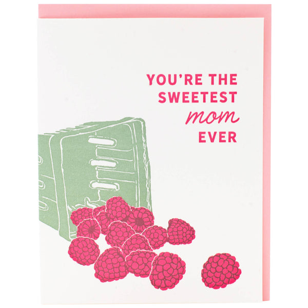 Raspberries Mother's Day Card