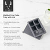 Glacier 1.5 inch Highball Ice Cube Tray with Lid