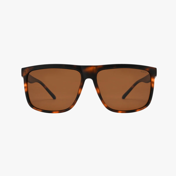 Evans Tortoise Polarized Unisex Square Classic Sunglasses