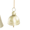 Hanging Metal Bells Distressed Pewter Finish