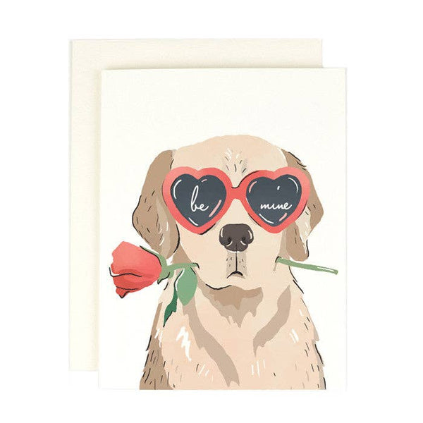 Be Mine Heart Eye Pup Greeting Card - Boxed Set of 8