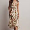 Floral Panel Midi Dress