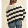 Black and White Striped Sweater