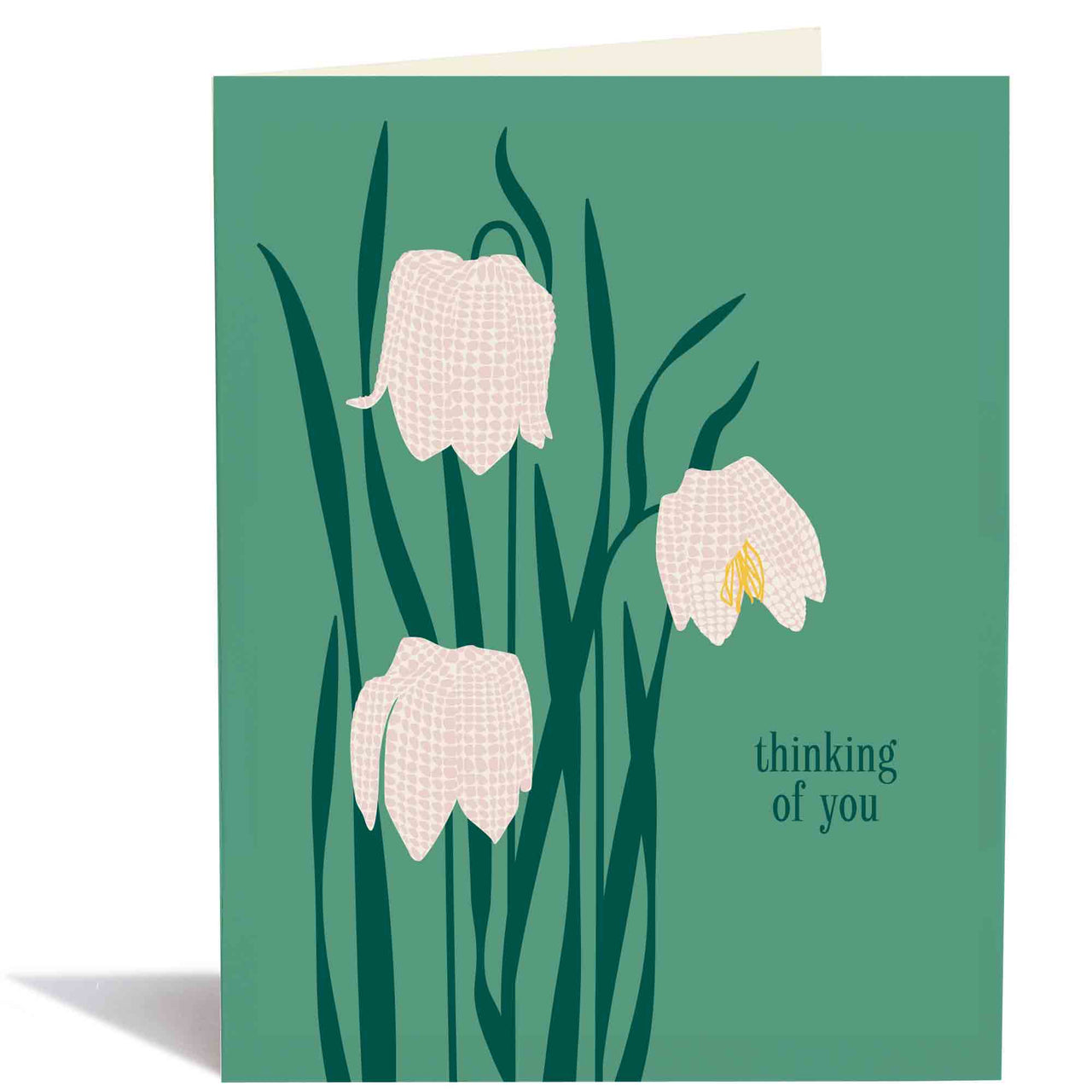 Fritilaria on Jade Sympathy Card
