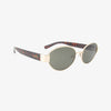 Coco Classic Polarized Oval Metal Sunglasses