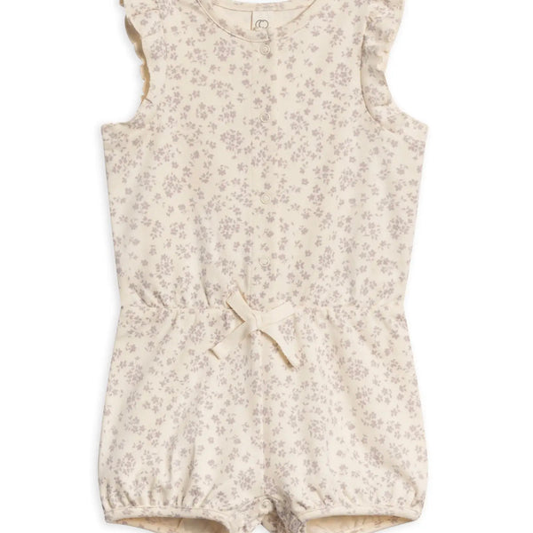 Organic Baby Amelia Romper - Maria Floral/Lilla