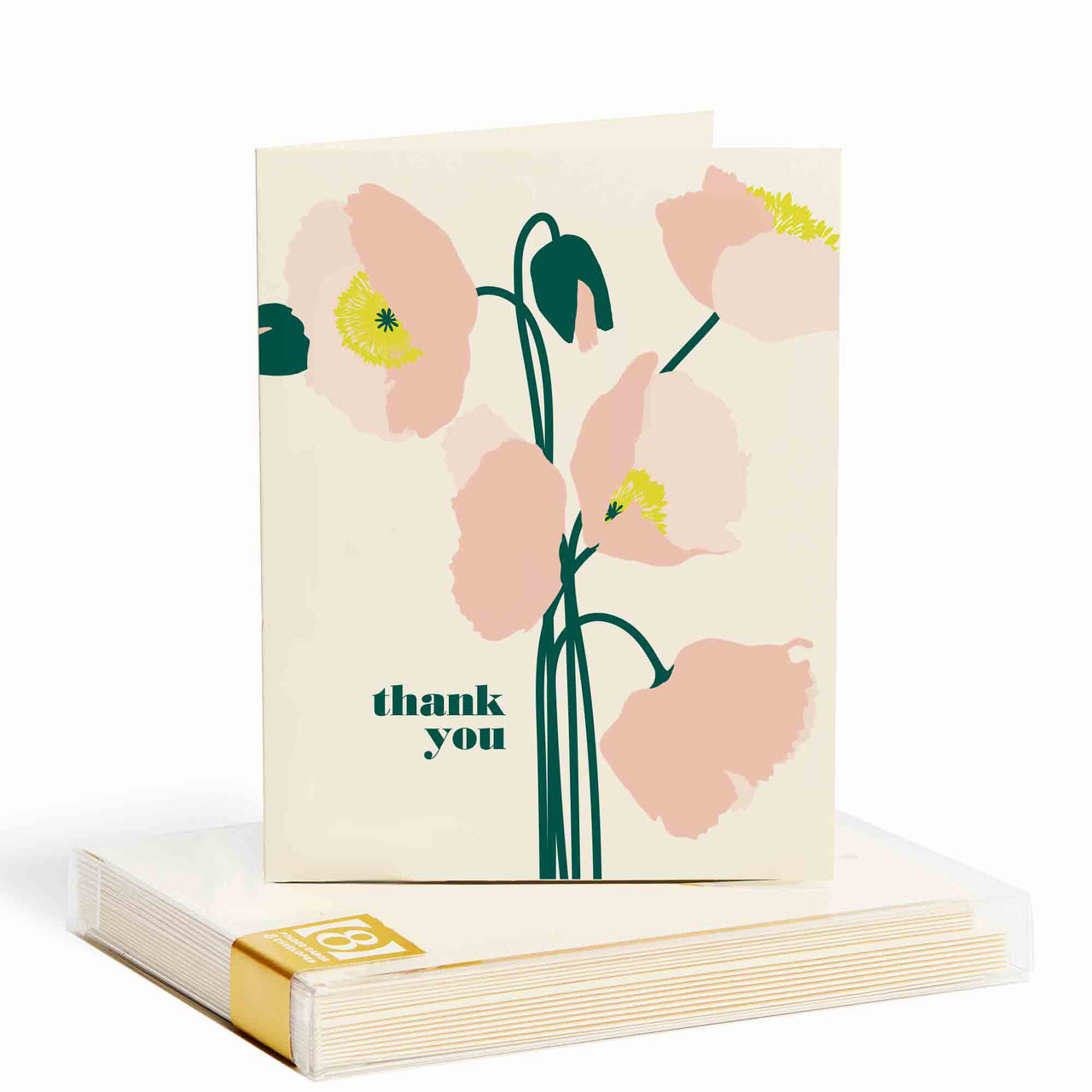 Icelandic Poppies Thank You Cards - Set of 8