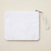 BRIDE AB Stone Seed Bead Canvas Pouch with a Tassel