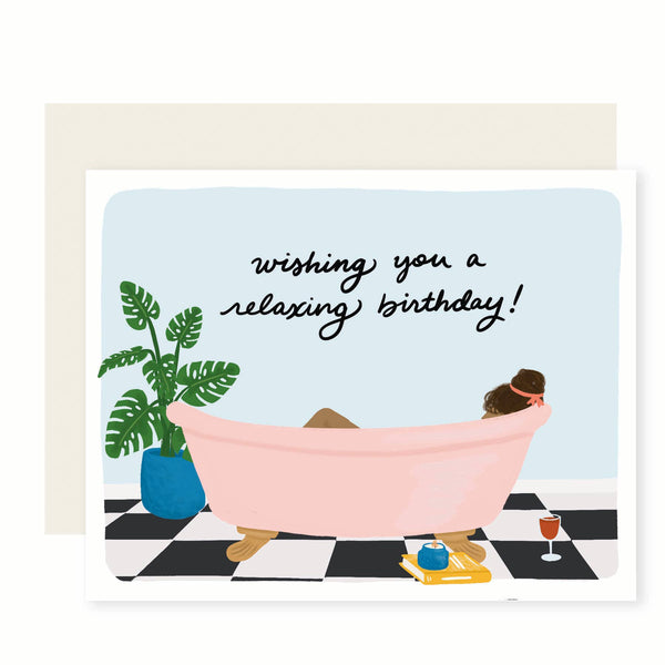 Relaxing Birthday Card