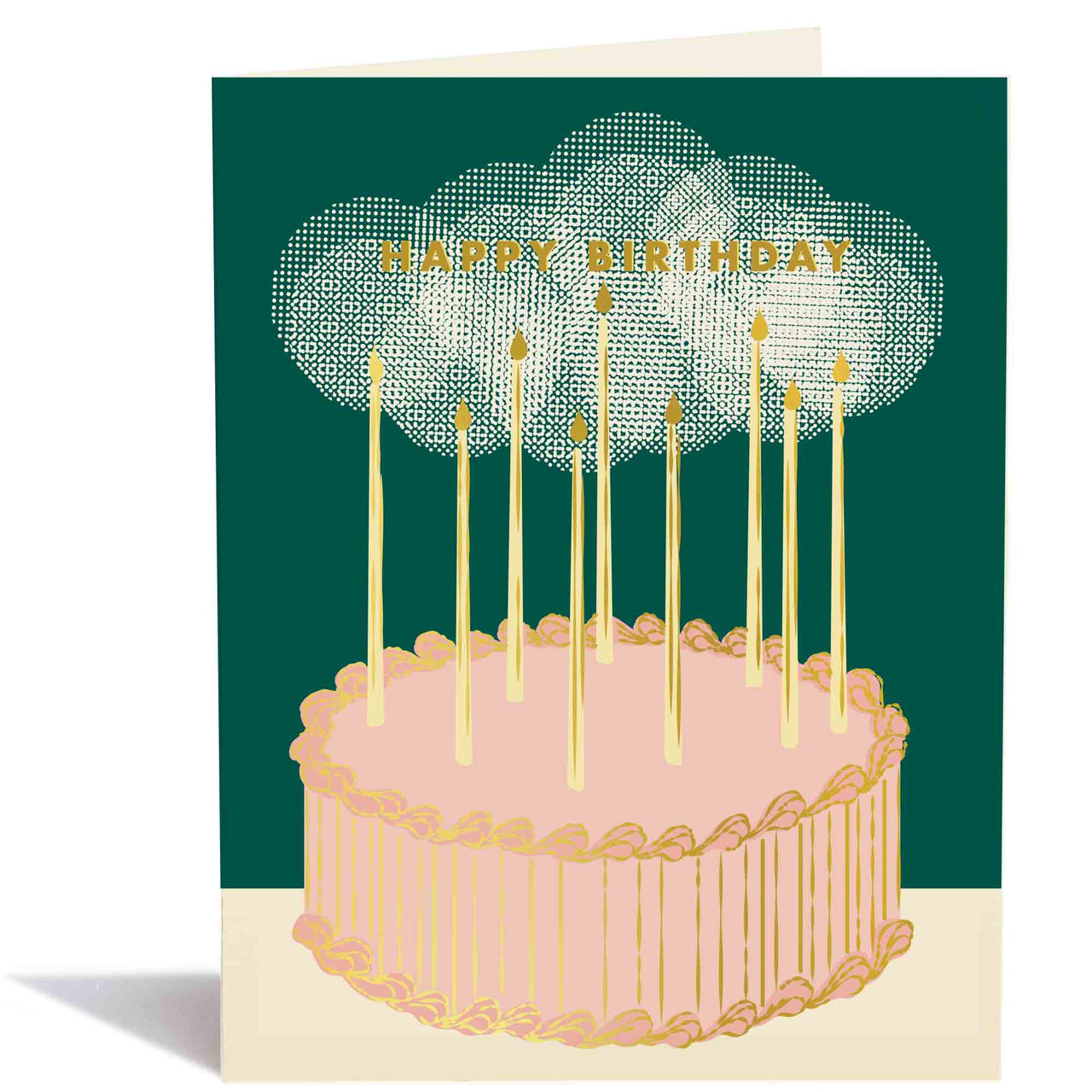 Glowy Cake Card