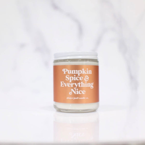 PUMPKIN SPICE & EVERYTHING NICE soy candle