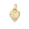 Heart Pendant With Cubic Zirconias