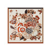 Elegant Floral Satin Scarf