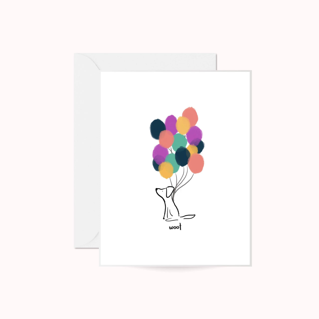 Balloon Dog Birthday Card