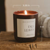 Fall Leaves Soy 15 oz. Candle- Matte Jar