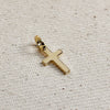 Mini Polished Cross Charm