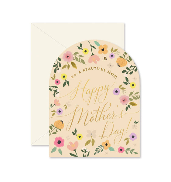 Arch Floral Mother’s Day Greeting Card