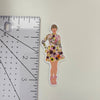 Tay Folklore Floral Grammys Dress Sticker