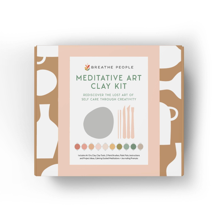 Meditative Art Clay Kit + Self-Care Meditations and Projects
