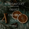 Warm and Cozy Soy Candle - Matte Jar