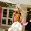 Coco Classic Polarized Oval Metal Sunglasses