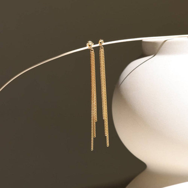 Makara Waterfall Earrings - 14k Gold Fill