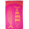 Sardine Beach Towel - Hot Pink/Orange