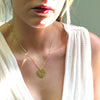 Gold Heart Pendant Necklace - 16 inch