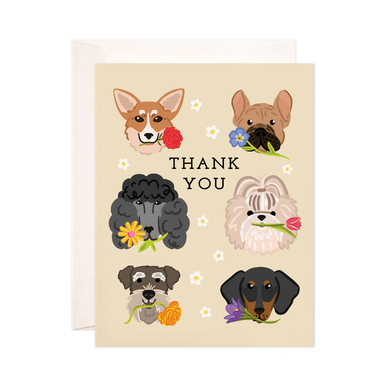 Thank You Dogs Greeting Card