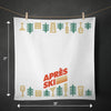 Apres Ski Retro Alpine Tea Towel