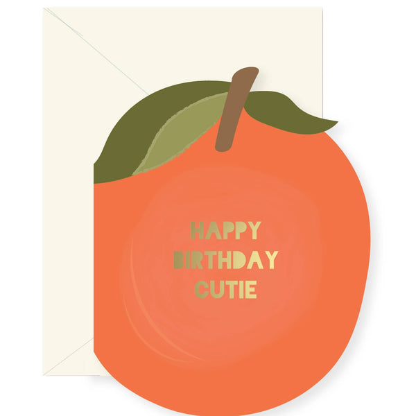 Cutie Birthday die-cut Greeting Card