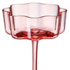 Flower Wave Coupe Cocktail Glass - Bright Colors