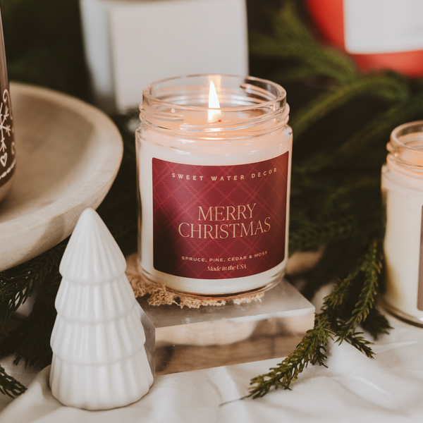 Merry Christmas Soy Candle