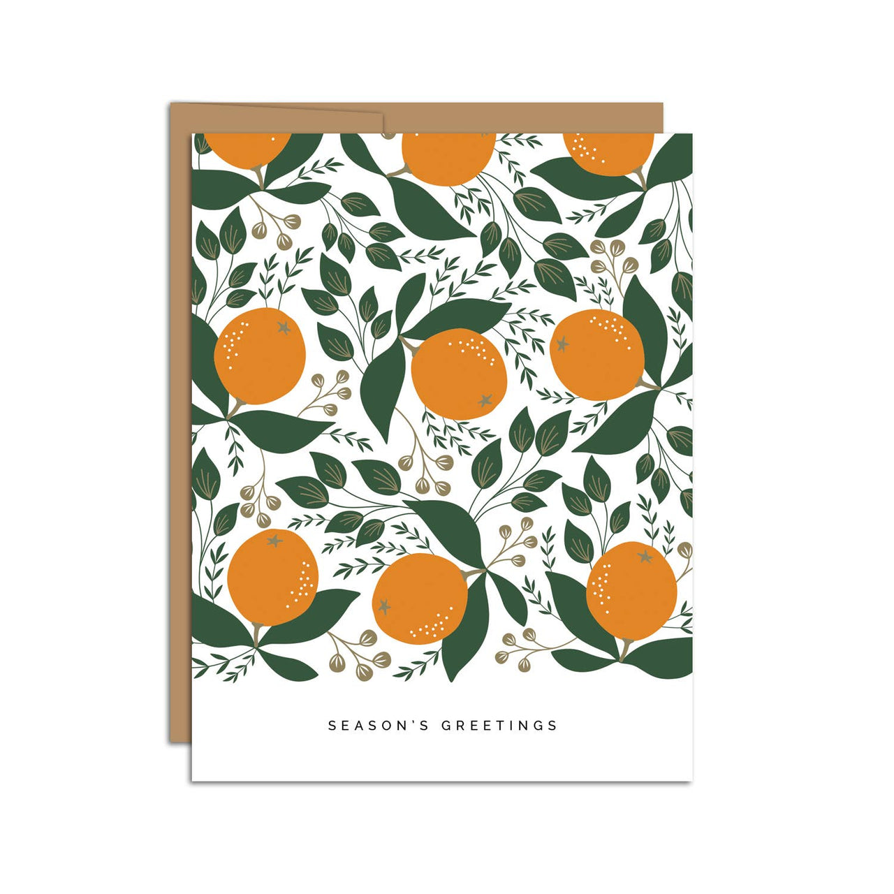 "Season's Greetings" Winter Citrus Card