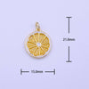 Gold Lemon Charm