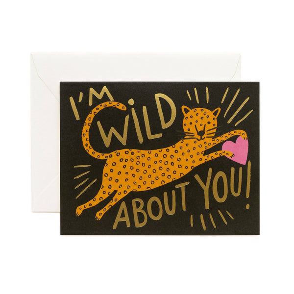 Wild About You Valentine's Day Card