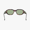 Bea Espresso Polarized Geometric Sunglasses