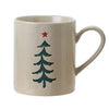 Hand Painted Stoneware Tree Mug - 4 Styles