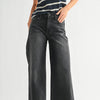 Ultra Wide Leg Jeans - Black