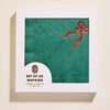 Christmas Bow Green and Red Napkin - Set of 20