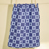 Blue Star Checked Pattern Tea Towel