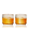 Meridian Crystal Gold Rimmed Lowball Tumbler