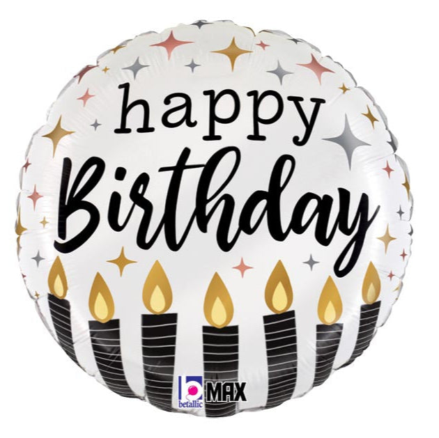 Birthday Candles Foil Balloon