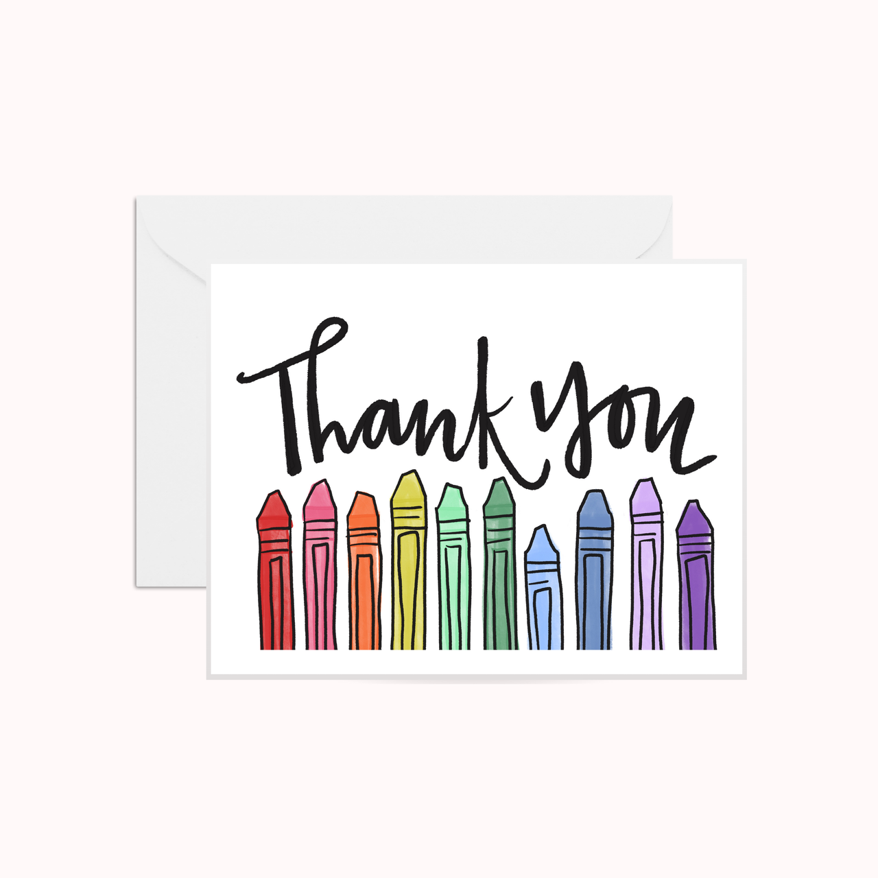 Thank You Crayon Card