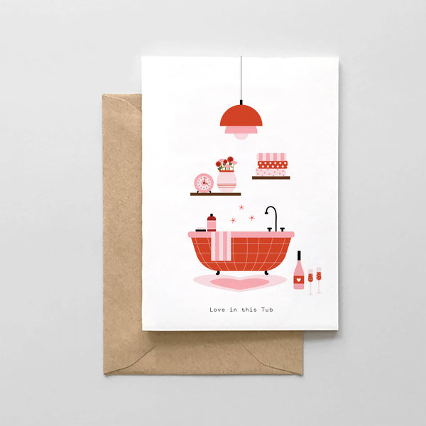 Love in this Tub Card