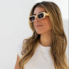 Haven Stilt Polarized Rectangle Sunglasses