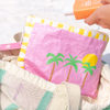 Sand-Proof Beach Pouch - Palm Tree