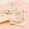 Boo Ghost Gold Rimmed Glass Coffee Mug