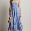 Smocked Tiered Maxi Dress