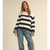 Black and White Striped Sweater